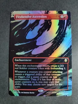 Firebender Ascension (Borderless Foil) Rare MTG Avatar - Image 1