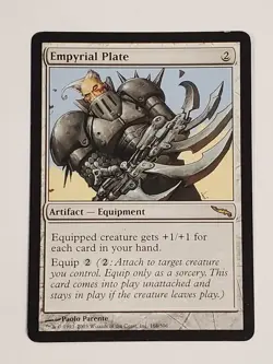 MTG Empyrial Plate (Mirrodin/Artifact/R) - BGM - Image 1