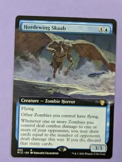 MTG Magic: Midnight Hunt Commander: Hordewing Skaab Extended Art #053 - NM - Image 1