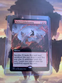 NAHIRI'S LITHOFORMING ~mtg NM Zendikar Magic Gathering DDCARDS Borderless Art - Image 1