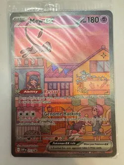 Mew ex SVP 053 Pokemon TCG Scarlet Violet 151 Black Star Promo Full Art SEALED - Image 1