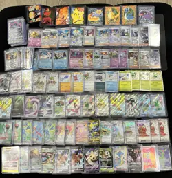 Huge Pokemon Mix Lot 120+ Vintage, Paldean Fates Shiny Rare Holo. All Mint! - Image 1