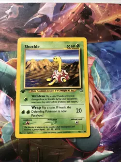 Pokemon Shuckle Neo Genesis 72/111 1st Edition Played Condition - Image 1