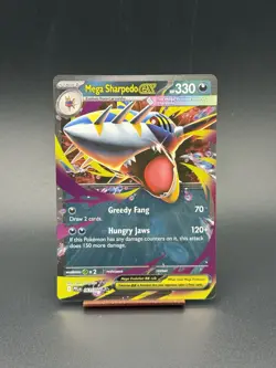 Mega Sharpedo EX Double Rare 61/094 ME02: Phantasmal Flames Pokemon TCG NM - Image 1