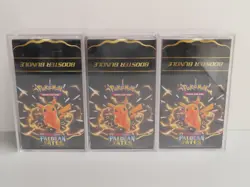 (3) Lot 2024 Pokemon Paldean Fates Booster Bundle Encased Display Box - Image 1