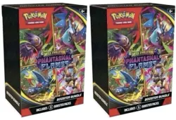 LOT OF 2 Pokemon TCG Phantasmal Flames Booster Bundles IN HAND - Image 1