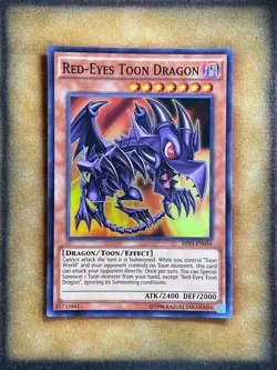 Yugioh Red-Eyes Toon Dragon SHVI-EN036 Super Rare NM - Image 1