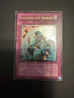 Yugioh! Hallowed Life Barrier - SOD-EN060 - Ultimate Rare - Unlimited Edition NM - Image 1