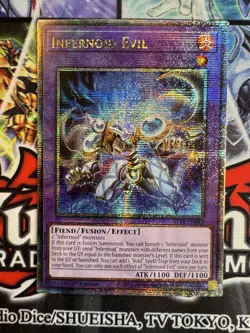 Yu-Gi-Oh INFERNOID EVIL Quarter Century Secret Rare BLTR-EN013 - Image 1