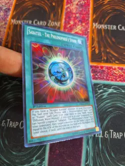 Yu-Gi-Oh! Sabatiel - The Philosopher's Stone DRLG-EN015 Super Rare 1st Ed NM a1/ - Image 2