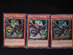 3x Yu-Gi-Oh Black Metal Dragon RA04-EN016 Secret Rare 1st Edition NM/M - Image 1