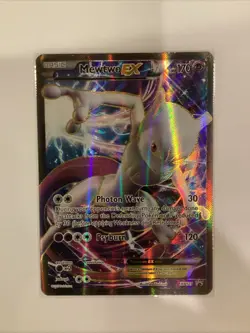 Pokemon Mewtwo EX TCG Full Art Holo Card Promo XY125 - Image 1
