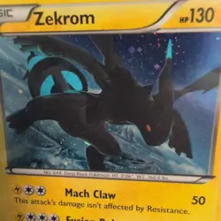 Pokemon Reshiram 17/116 Zekrom 39/116 Black White Plasma Freeze Holo Card - Image 2