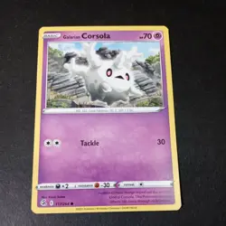 Pokemon Fusion Strike Galarian Corsola Common Card 117/264 NM - Image 1