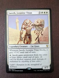 JARETH, LEONINE TITAN C17 - Magic The Gathering MTG Collectible Card game rare - Image 1