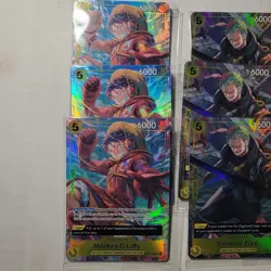 3 Sets One Piece Card Game Illust. Boxes Vol. 3 & Vol. 4 Sealed Promos 12 Cards - Image 2