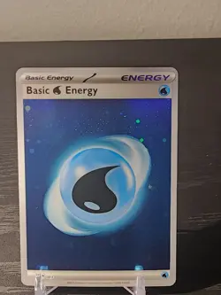 Water Energy 003 Cosmic Holo Scarlet & Violet 151 Pokemon Energy Card - Image 1