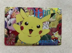Vintage Pikachu Pokemon Card Lot!! 4 Topps Movie Cards +1 Japanese Sticker NM/LP - Image 3