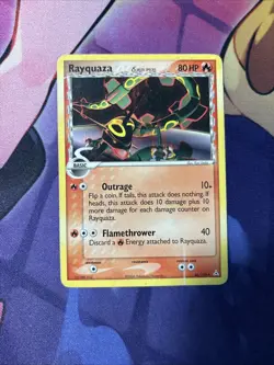 Pokemon Card TCG Rayquaza 26/110 Non Holo Rare Holon Phantoms HP - Image 1