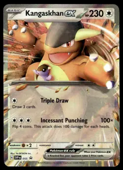 Pokemon TCG SV: Scarlet & Violet Promo Cards #055 Kangaskhan ex NM - Image 1