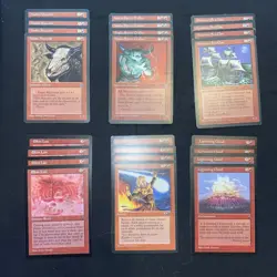 English - MTG Lot Of 100 Red Rares - 25 Plays Sets - All Reserved List Cards - Image 4