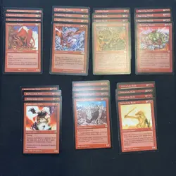 English - MTG Lot Of 100 Red Rares - 25 Plays Sets - All Reserved List Cards - Image 5