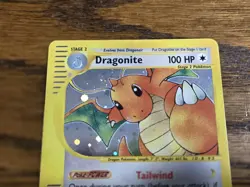 Pokemon Expedition Holo DRAGONITE #9/165 (E-reader) Real Clean Card - Image 2