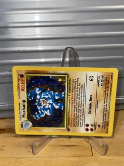 1999 Pokemon Card | Base | 1st Edition Machamp Holo SEALED 8/102 NM/M Grade High - Image 3