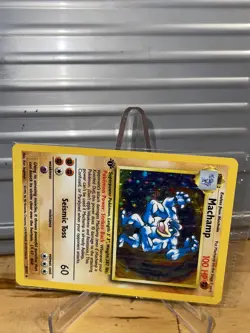 1999 Pokemon Card | Base | 1st Edition Machamp Holo SEALED 8/102 NM/M Grade High - Image 4