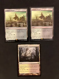 Isolated Chapel x3 [Fallout + Innistrad] Magic MTG Cards MP - Image 1