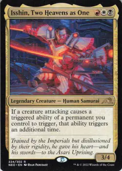 MTG Isshin, Two Heavens as One (224) | NM | Kamigawa: Neon Dynasty {NEO} - Image 1