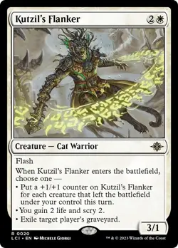 KUTZIL'S FLANKER mtg NM Lost Caverns of Ixalan Rare - Image 1