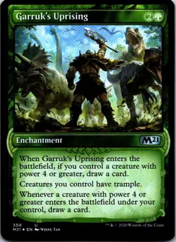 Garruk's Uprising (Showcase) U Core Set 2021 308 MP MP MP - Image 1