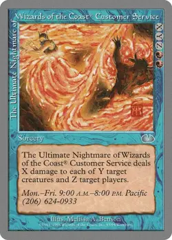 The Ultimate Nightmare of Wizards of the Coast Customer Service - Unglued - MTG - Image 1