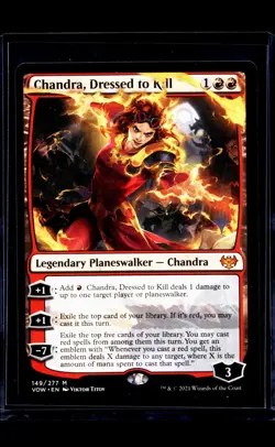MTG Magic the Gathering Innistrad Crimson Vow Promo Pack Chandra Dressed to Kill - Image 1