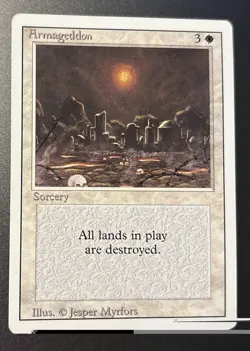 Magic The Gathering Armageddon Revised Edition MTG SORCERY - Image 1