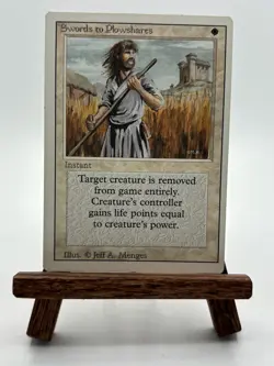 Swords to Plowshares (Revised) - 3ED MTG Magic The Gathering - Image 1