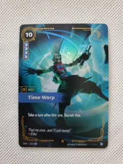 Time Warp Riftbound League Of Legends Origins Foil OGN 122/298 - Image 1