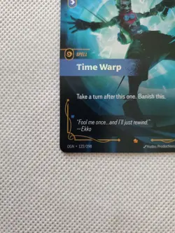 Time Warp Riftbound League Of Legends Origins Foil OGN 122/298 - Image 2