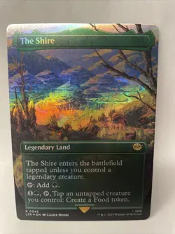 MTG Magic FOIL The Shire BORDERLESS The Lord of the Rings LTR NM - Image 1