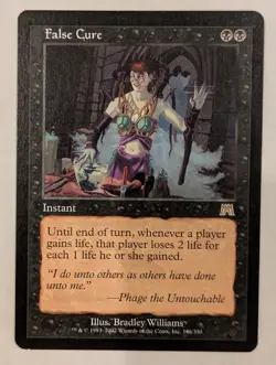 False Cure x1 - LP, Unplayed w Minor Storage Wear, 1st Owner - Onslaught #146 - Image 1