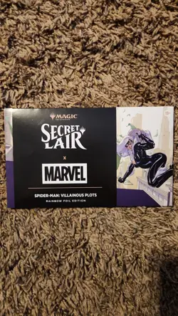 Secret Lair X Marvel Spider-man: Villainous Plot Rainbow Foil Edition MTG - Image 1