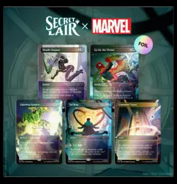 Secret Lair X Marvel Spider-man: Villainous Plot Rainbow Foil Edition MTG - Image 2