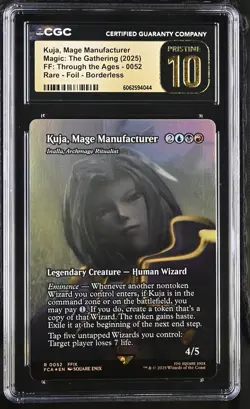 INALLA ARCHMAGE RITUALIST Final Fantasy Kuja Mage Foil FFIX CGC Pristine 10 MTG - Image 1