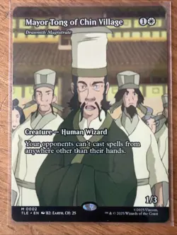 Mayor Tong of Chin Village - Drannith Magistrate (Borderless)- Avatar MTG Magic - Image 1