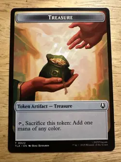 Aang, Awoken Avatar | Treasure - Double Sided Token - MTG Avatar: TLA - Image 2