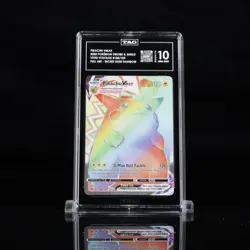 Pokemon TCG Pikachu VMAX Vivid Voltage 188/185 Holo Secret Rare TAG 10 - Image 1