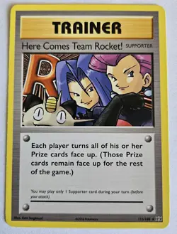 Here Comes Team Rocket! 113/108 Evolutions LP English Pokemon - Image 1