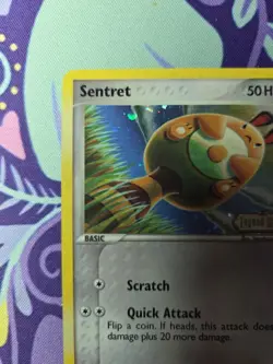 Pokemon TCG EX Legend Maker Sentret 62/92 Reverse Holo Near Mint - Image 2