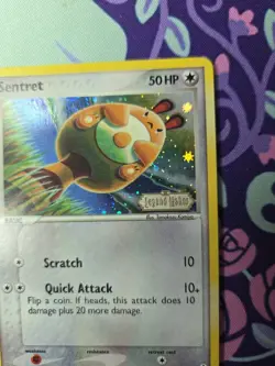 Pokemon TCG EX Legend Maker Sentret 62/92 Reverse Holo Near Mint - Image 3